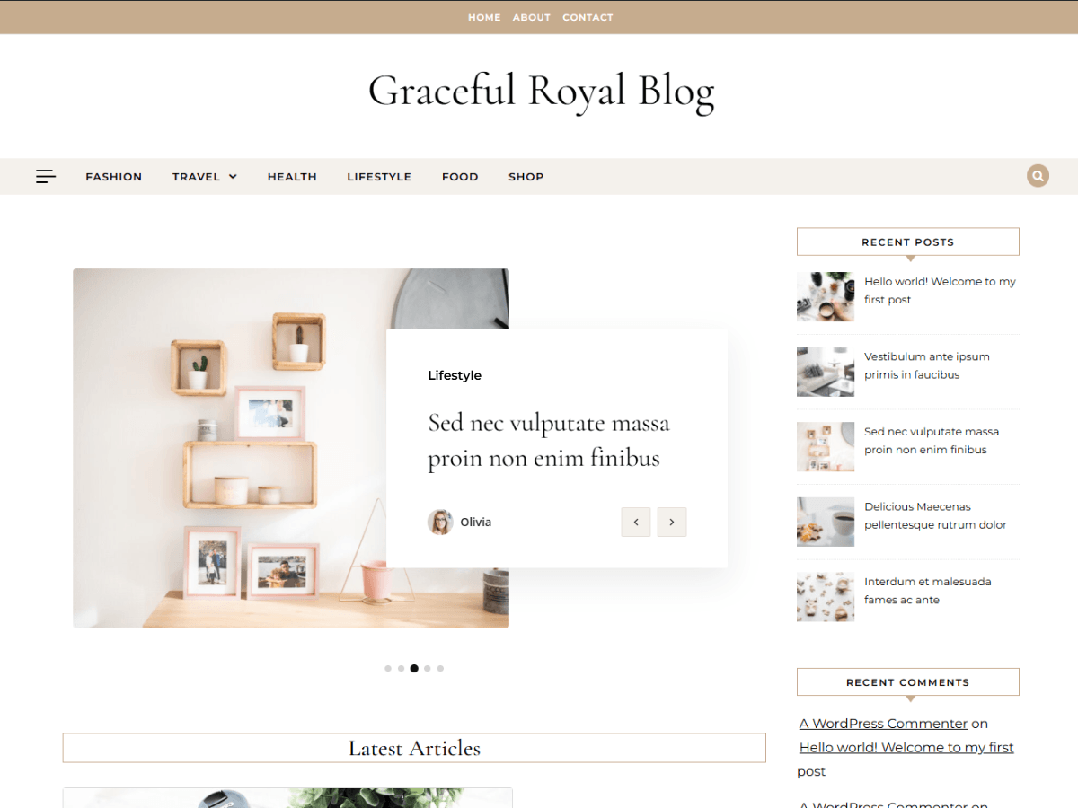 Graceful Royal Blog Pro